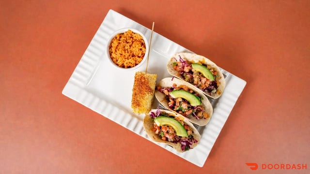 (D) TACOS DE CAMARON.